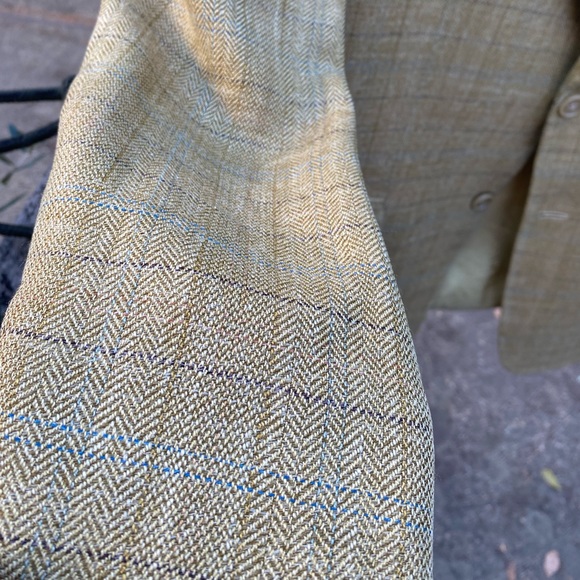 VTG Valentino Uomo🇮🇹Tweeded Silk/Linen/Wool Coat 40S - Picture 15 of 16